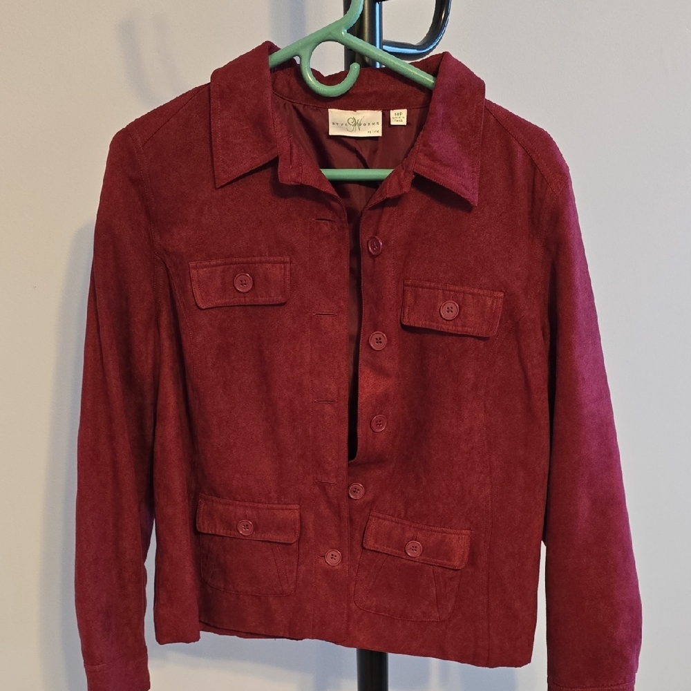 Studio Works Burgundy Blazer